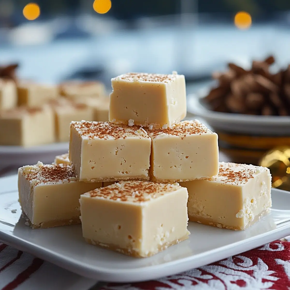 Eggnog Fudge