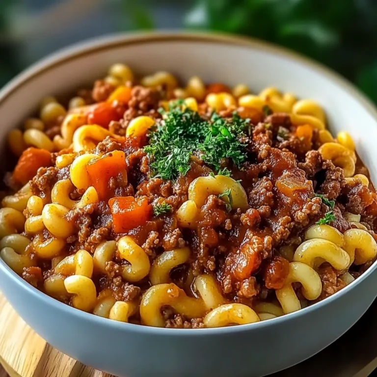 Comforting Ground Beef Goulash