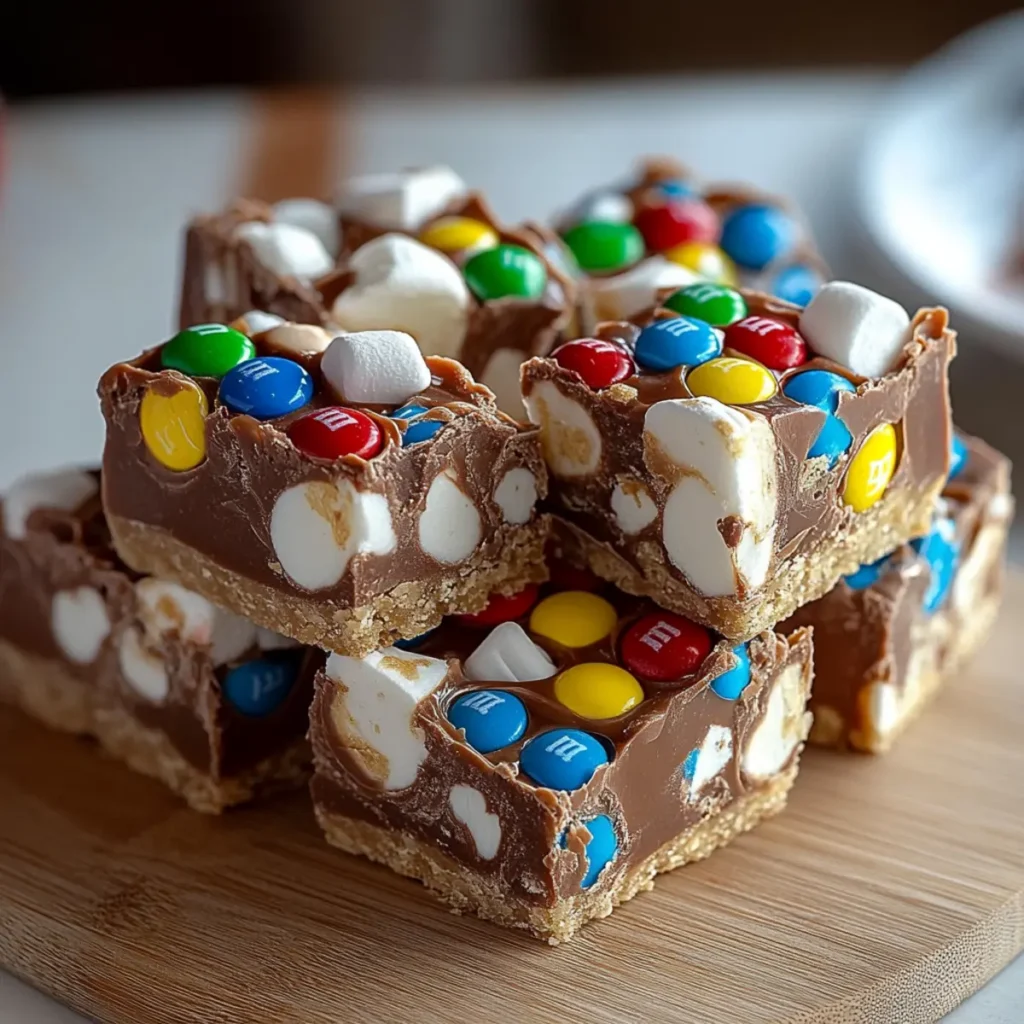 Chocolate Marshmallow M&M Fudge