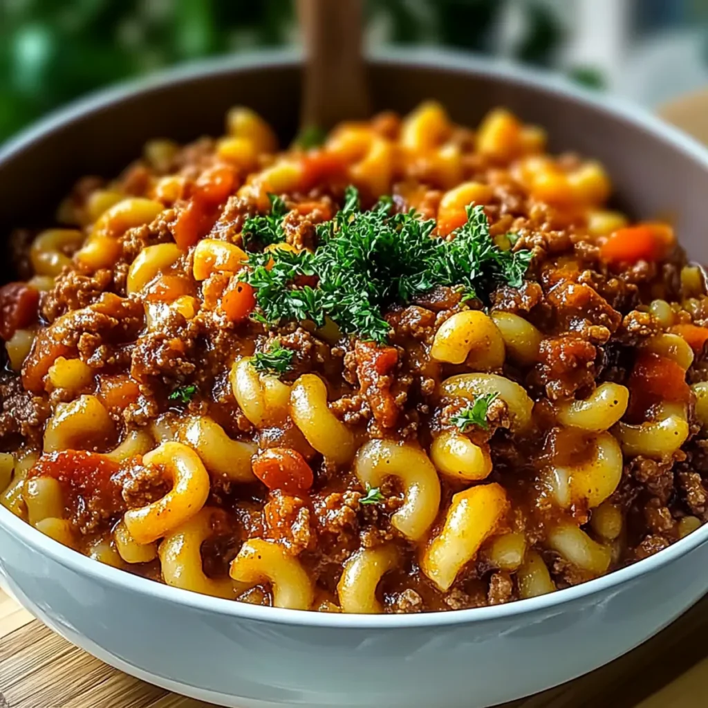 Comforting Ground Beef Goulash