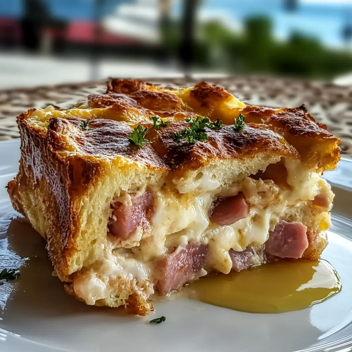 Monte Cristo Breakfast Casserole