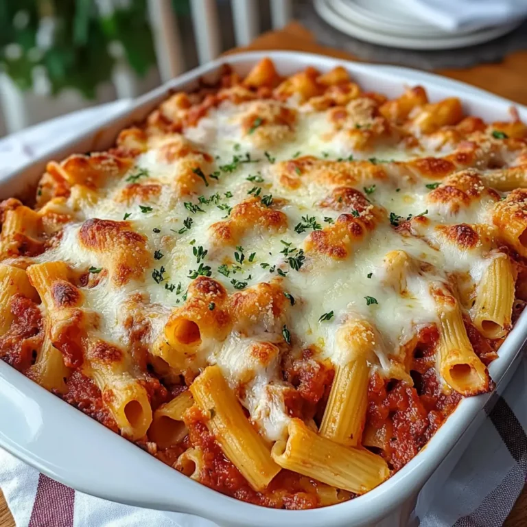 Cheesy Baked Ziti