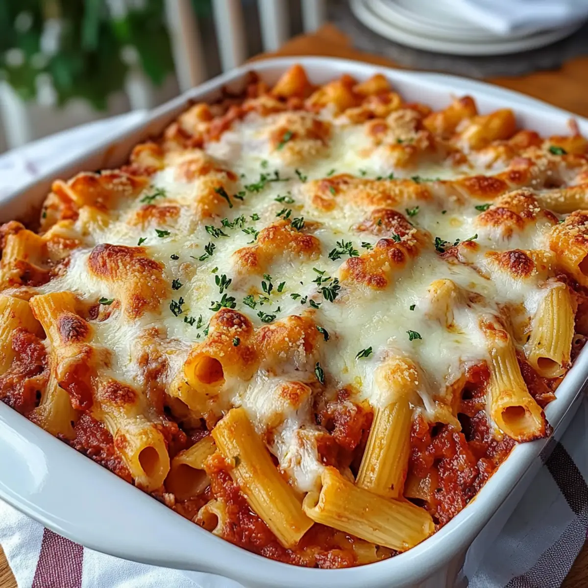 Cheesy Baked Ziti
