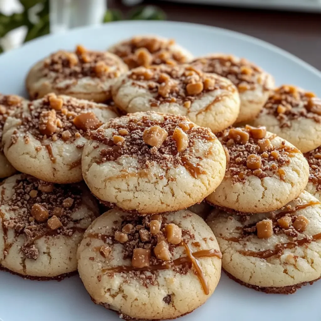 Toffee Icebox Cookies