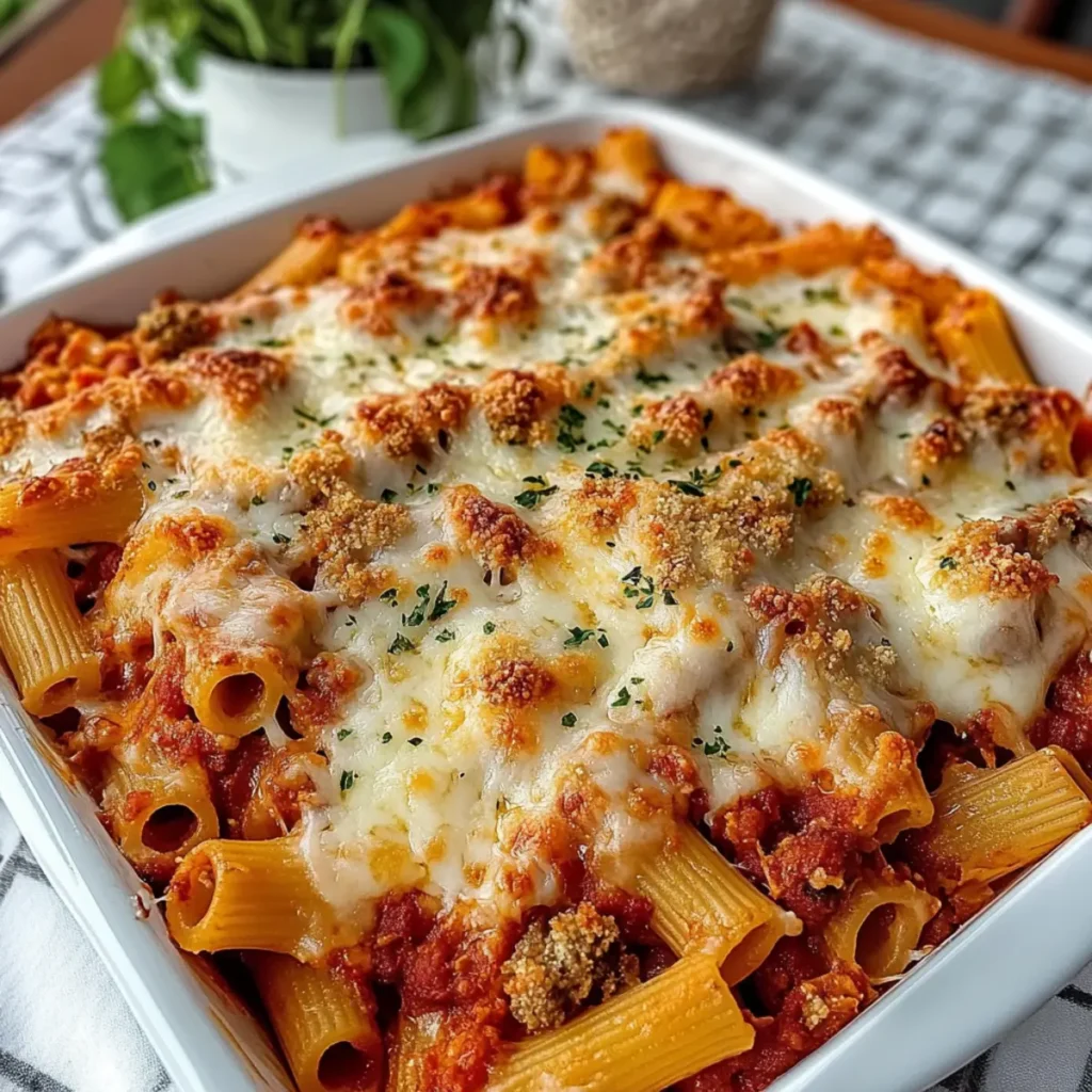 Cheesy Baked Ziti