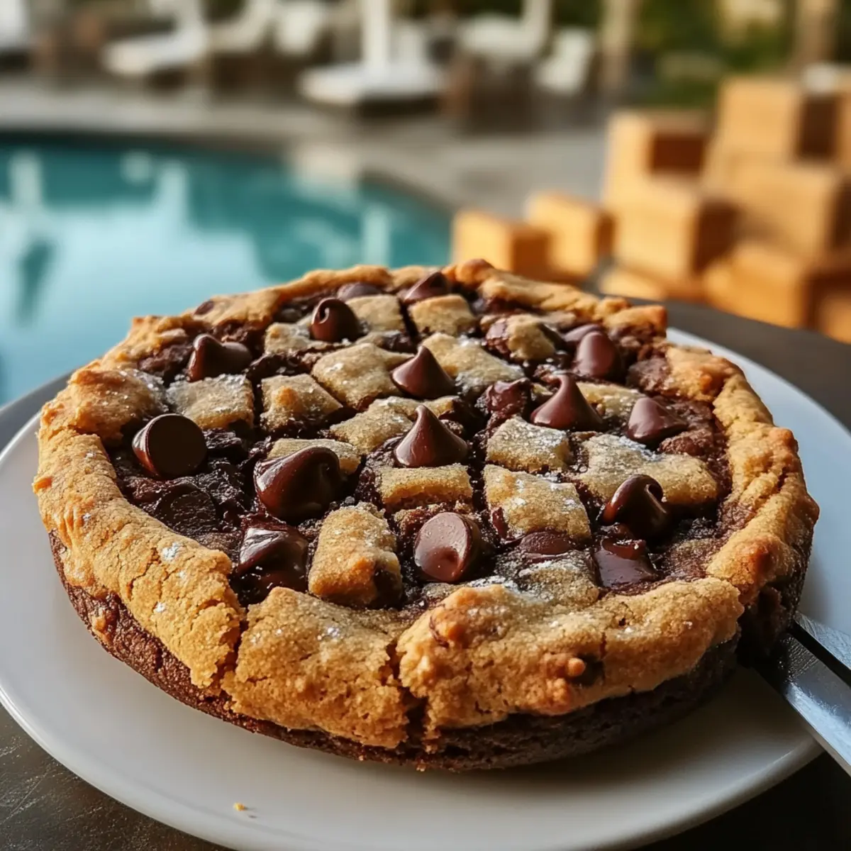 Chocolate Chip Skillet Cookie