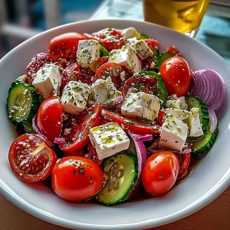 Traditional Greek Horiatiki Salad