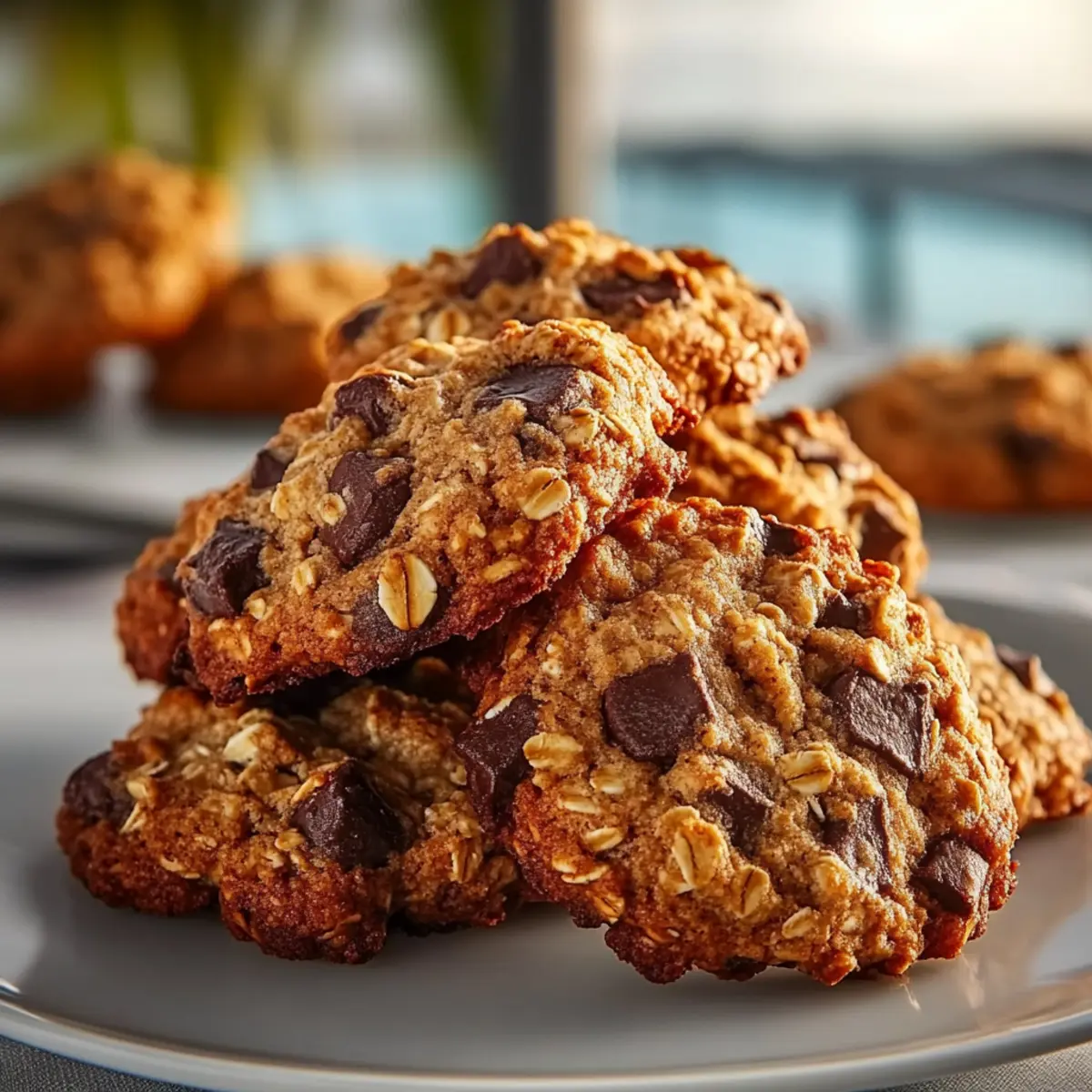Protein Packed Oatmeal Breakfast Cookies