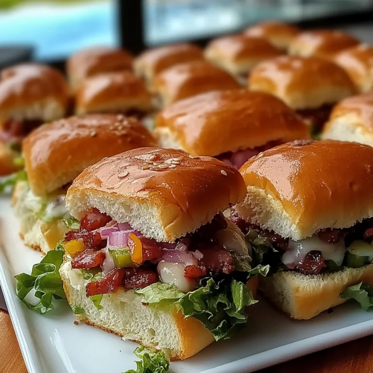 Chopped Club Sliders