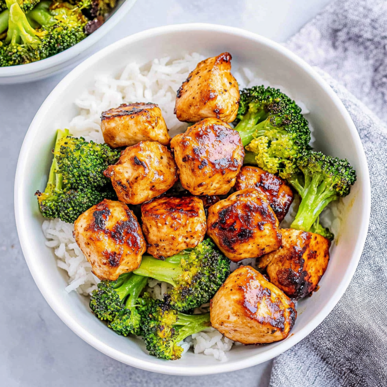 Quick & Tasty Air Fryer Chicken Bites and Broccoli Recipe