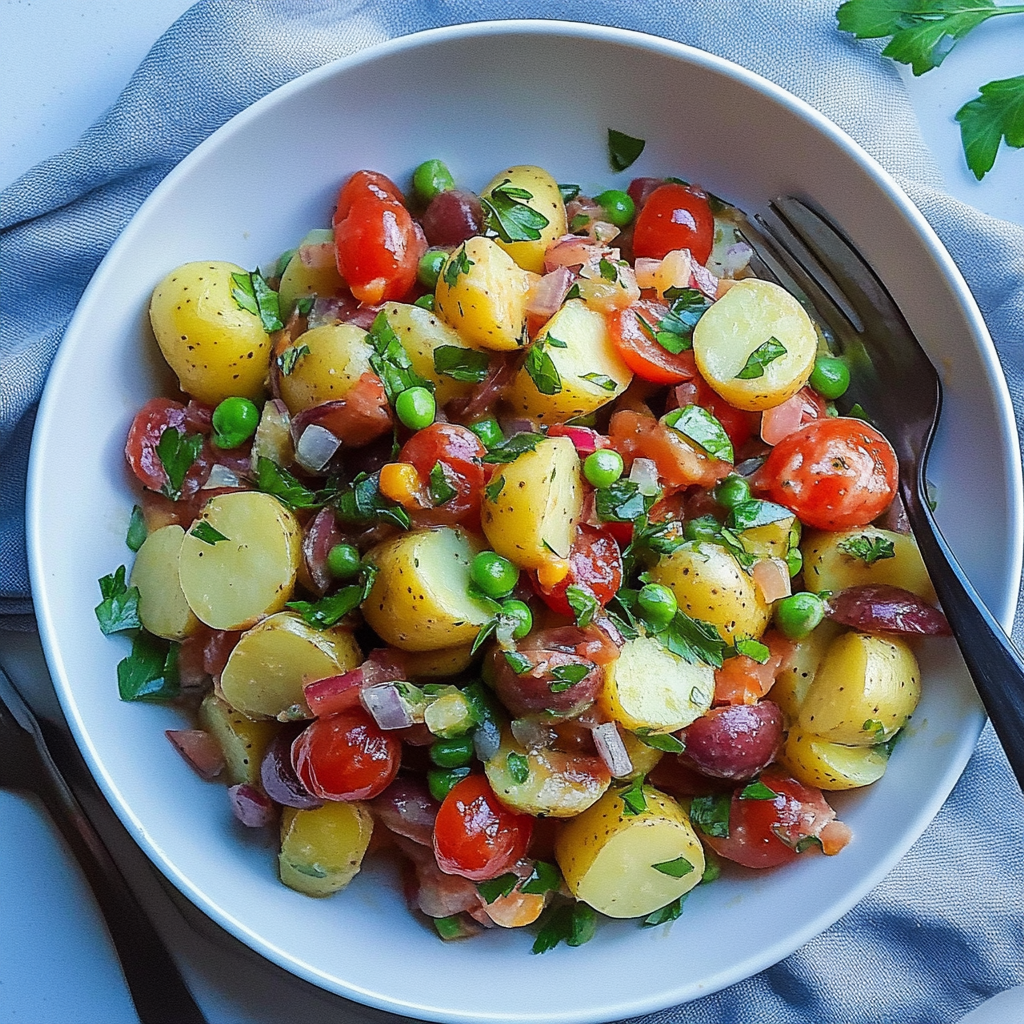 Discover Amazing Mediterranean Potato Salad: 2 Flavors to…