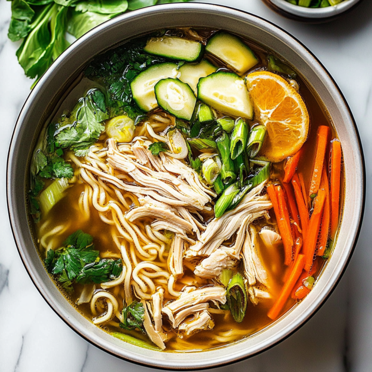 Cozy Up with This Delicious Asian Chicken Noodle Soup Recipe