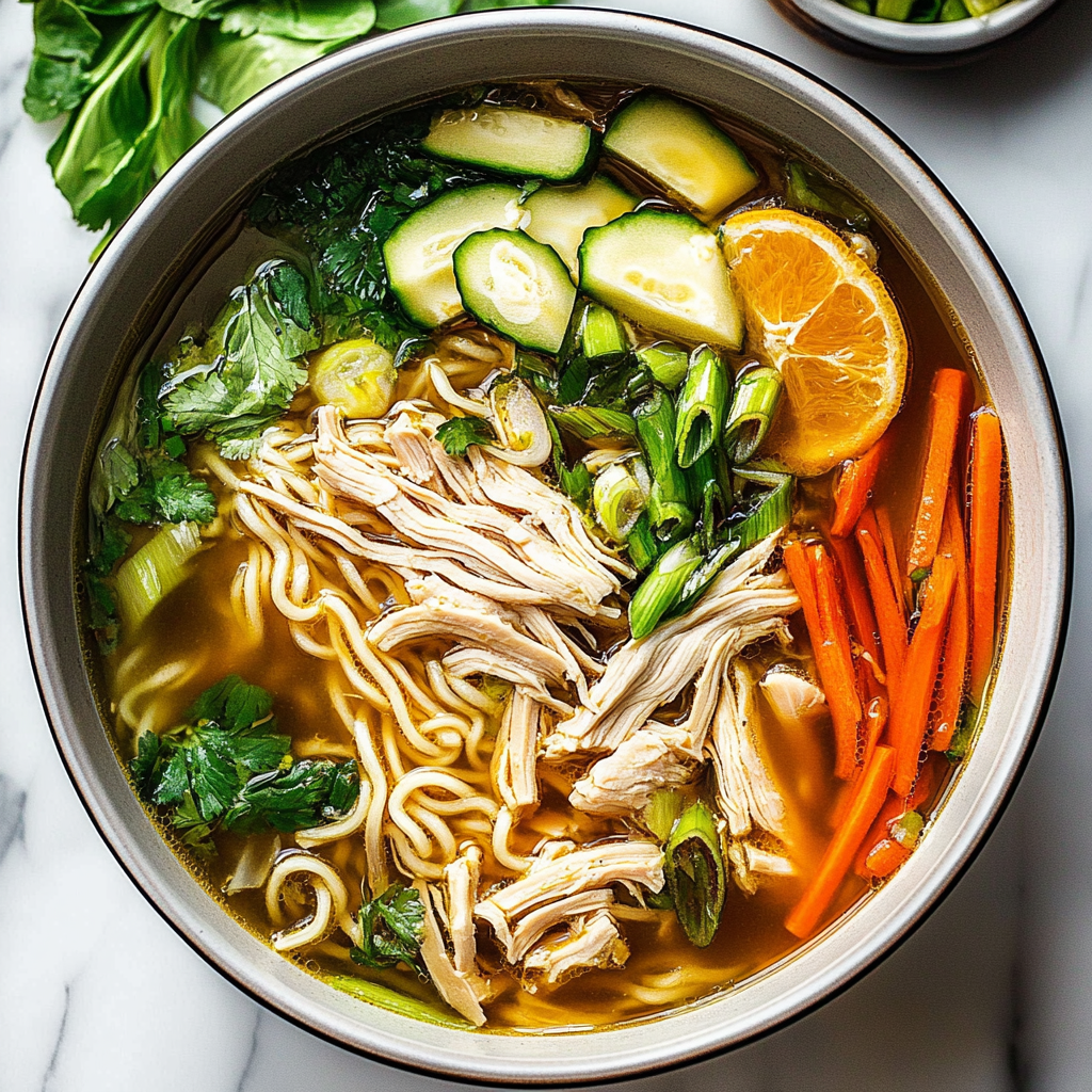 Cozy Up with This Delicious Asian Chicken Noodle Soup Recipe