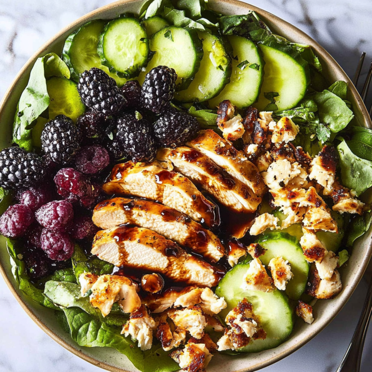 Irresistible Blackberry Balsamic Chicken Salad Recipe