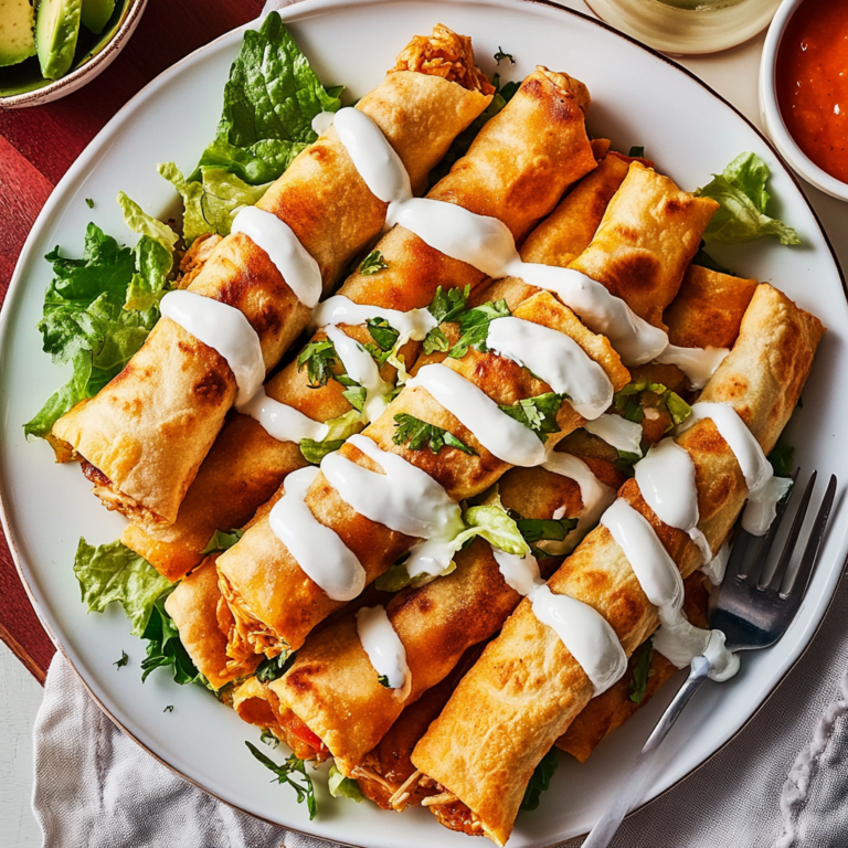 Irresistible Chicken Flautas: Quick & Flavorful Fiesta Bites