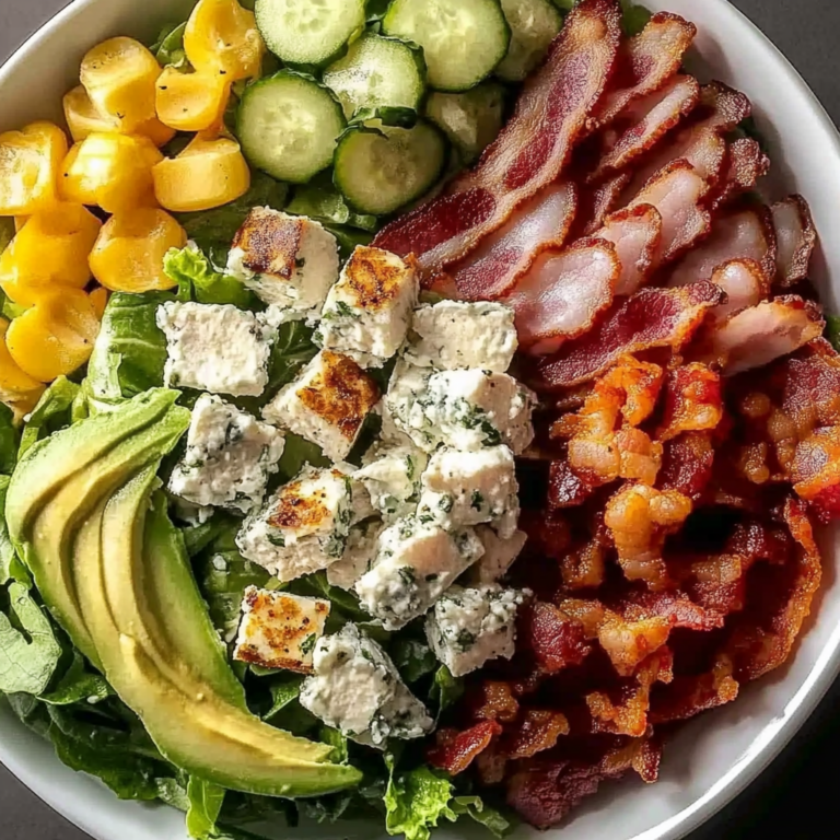 Irresistible Classic American Cobb Salad with Crispy Bacon