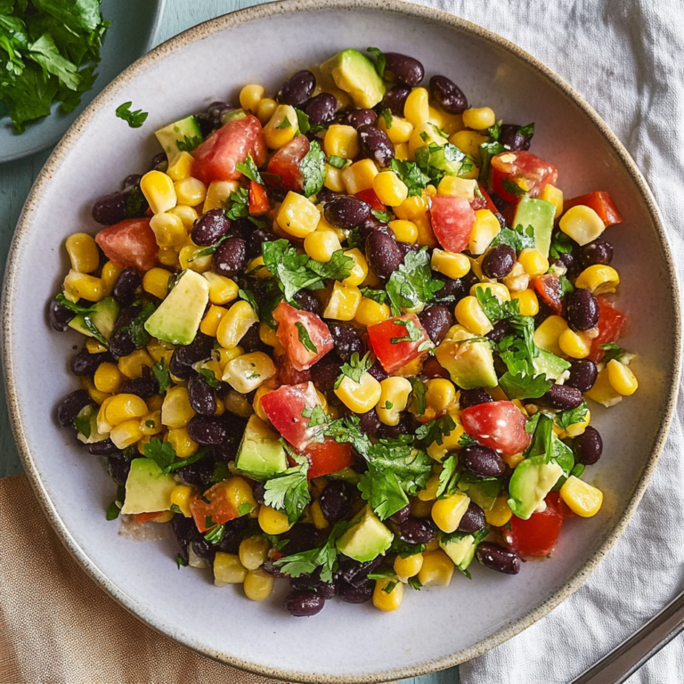 Zesty Corn and Black Bean Salad – Quick & Delicious Recipe
