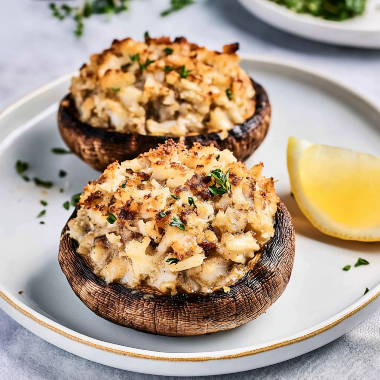 Irresistible Crab-Stuffed Portobello Mushrooms Recipe