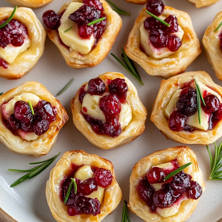 Irresistible Cranberry Brie Bites for Festive Gatherings