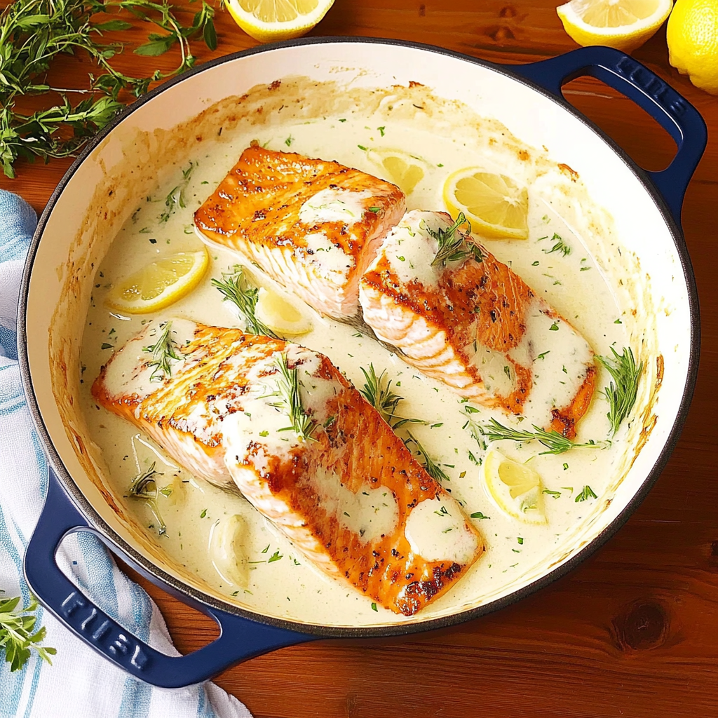 Irresistible Creamy Lemon Garlic Salmon in 30 Minutes!
