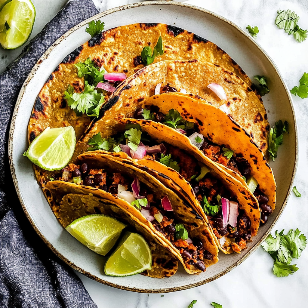 Irresistible Crispy Sheet Pan Black Bean Tacos Recipe