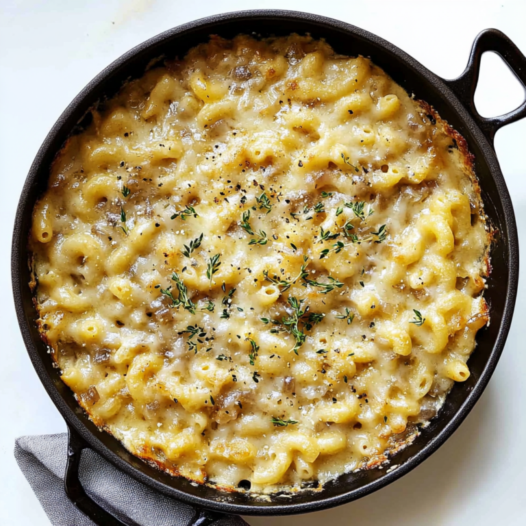 Irresistible French Onion Soup Mac & Cheese Recipe