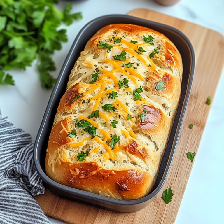 Bold Garlic Herb Jalapeño Cheddar Bread Recipe