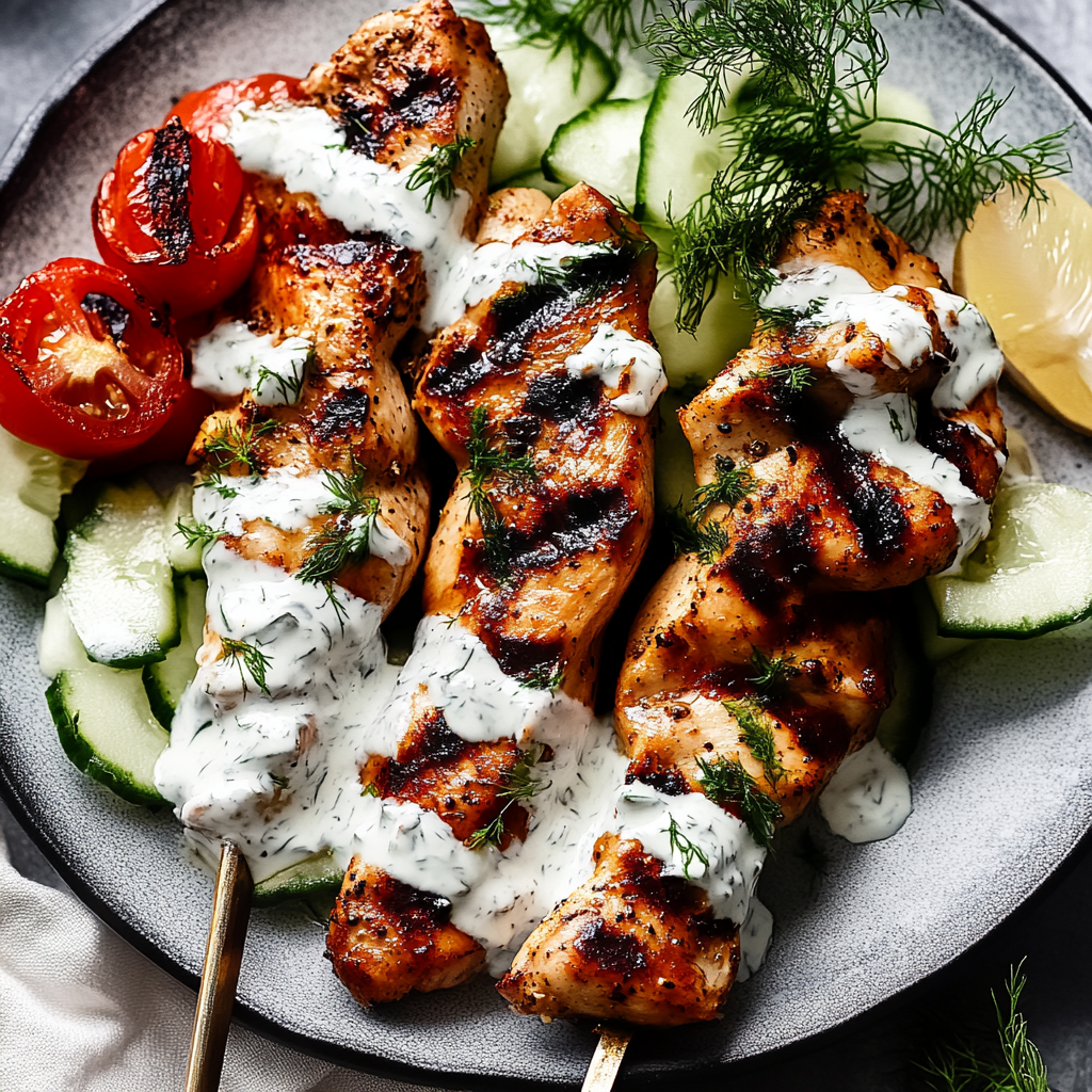 Juicy Grilled Chicken with Yogurt Sauce – Quick & Delicious