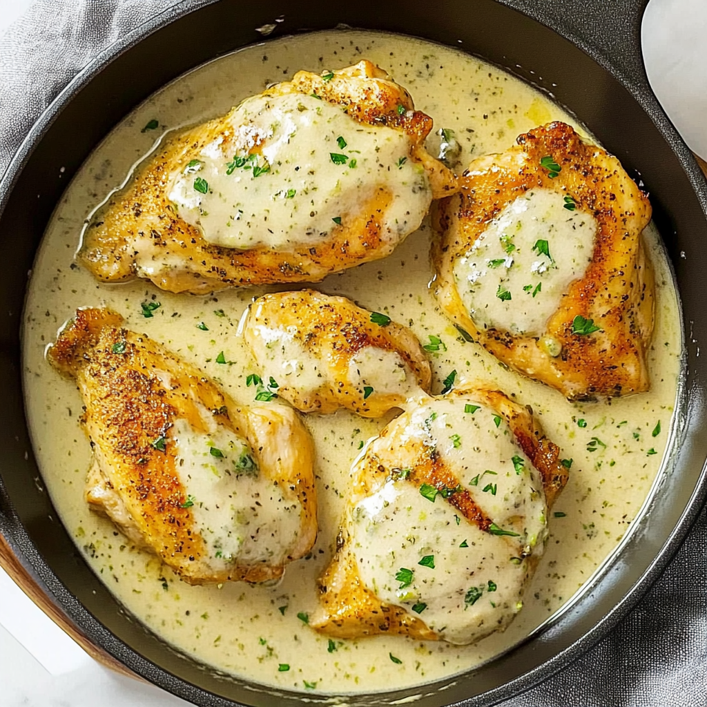 Irresistible Herb Chicken: Quick & Creamy Delight in 30 Min