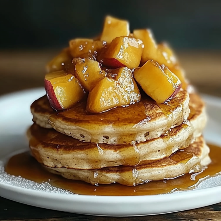 Irresistible Peach Cobbler Pancakes for a Cozy Breakfast