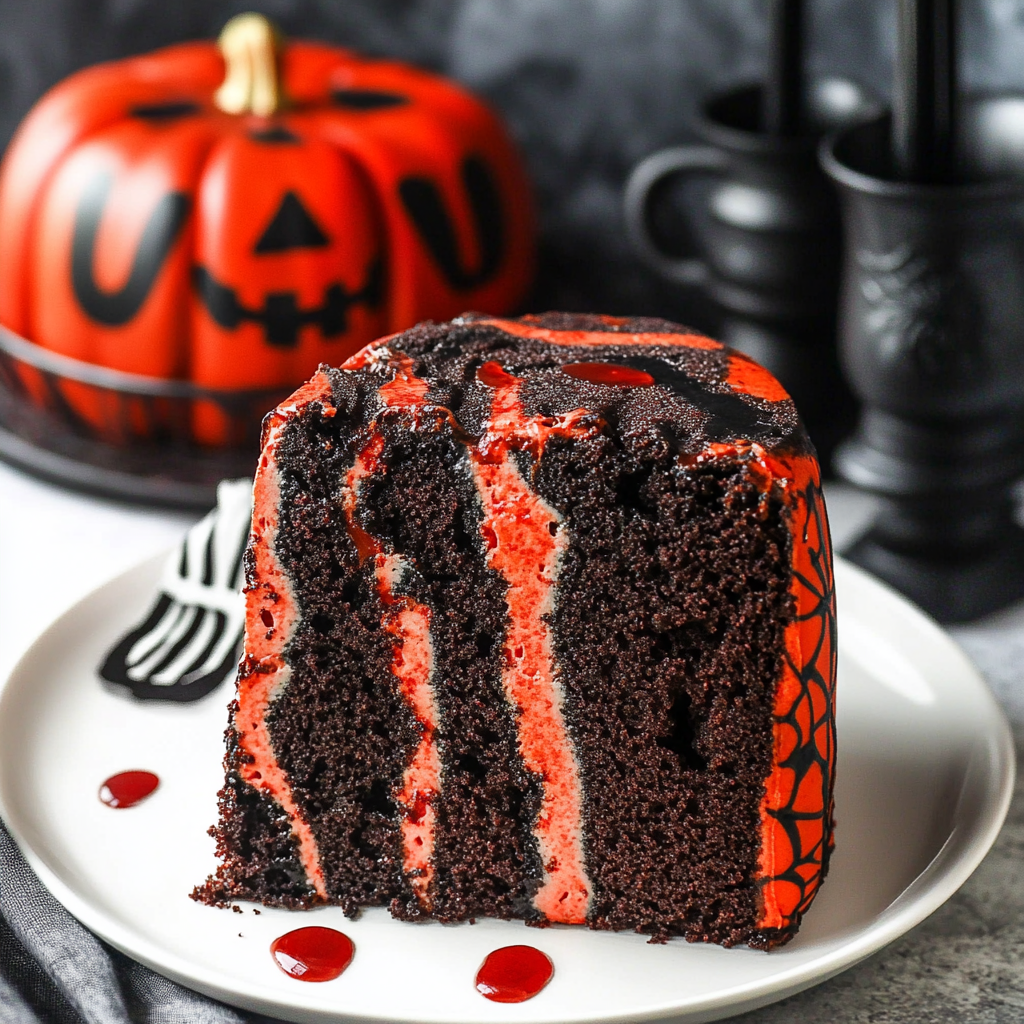 Enchanting Spooky Halloween Marble Cake Recipe to Thrill!