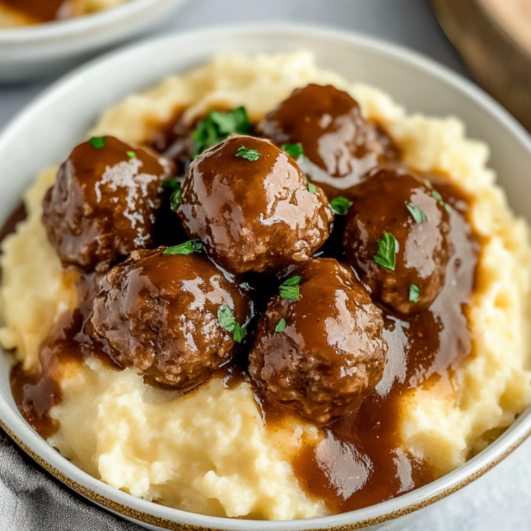 Irresistible Tasty Slow Cooker Salisbury Steak Meatballs