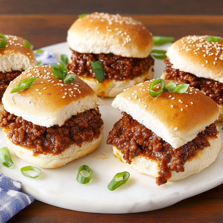 Irresistible Thai Sloppy Joe Sliders You Must Try!