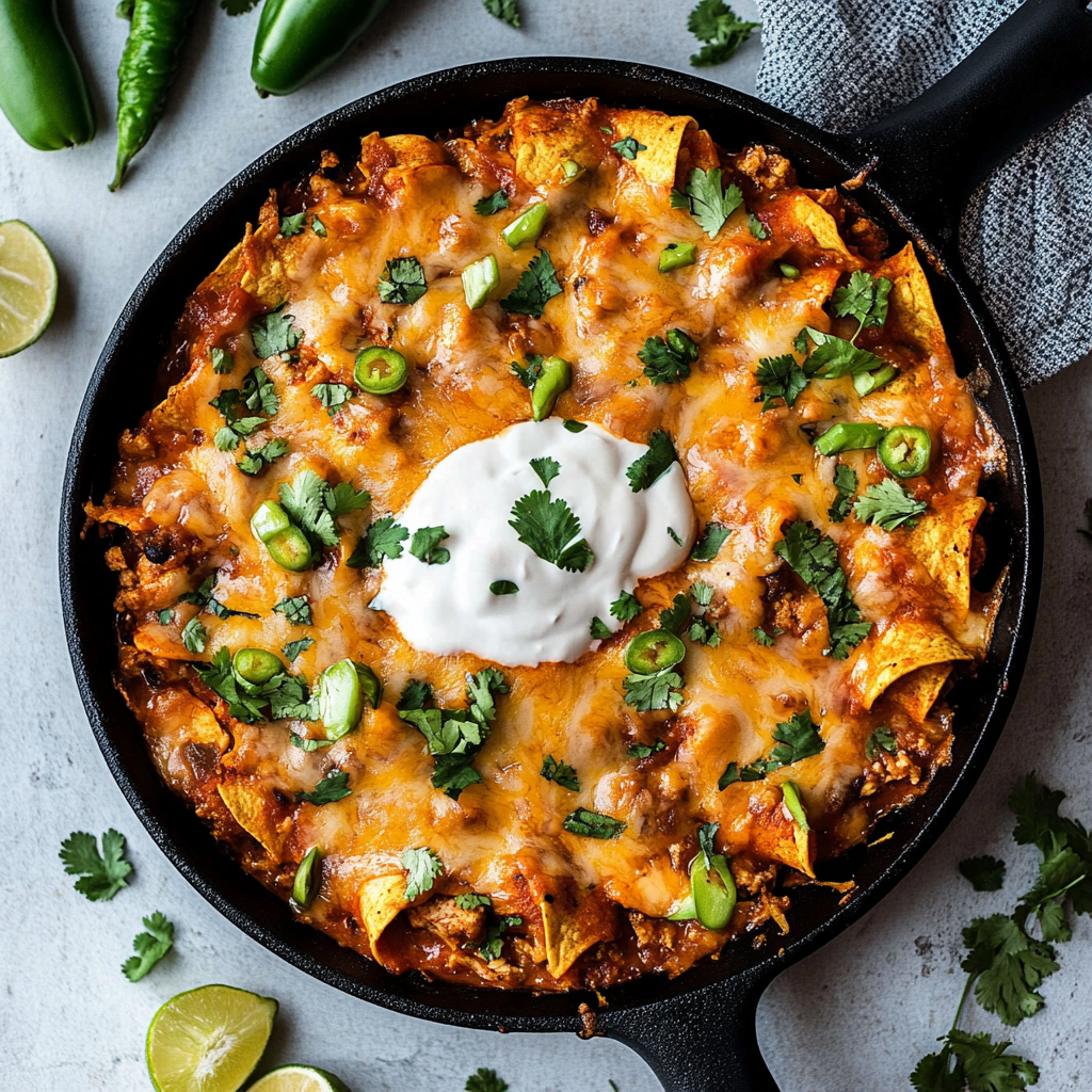 Irresistible Turkey Enchilada Skillet – Quick & Delicious!