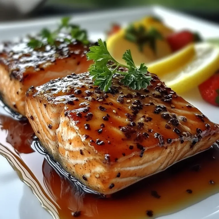Salmon with Brown Sugar Glaze