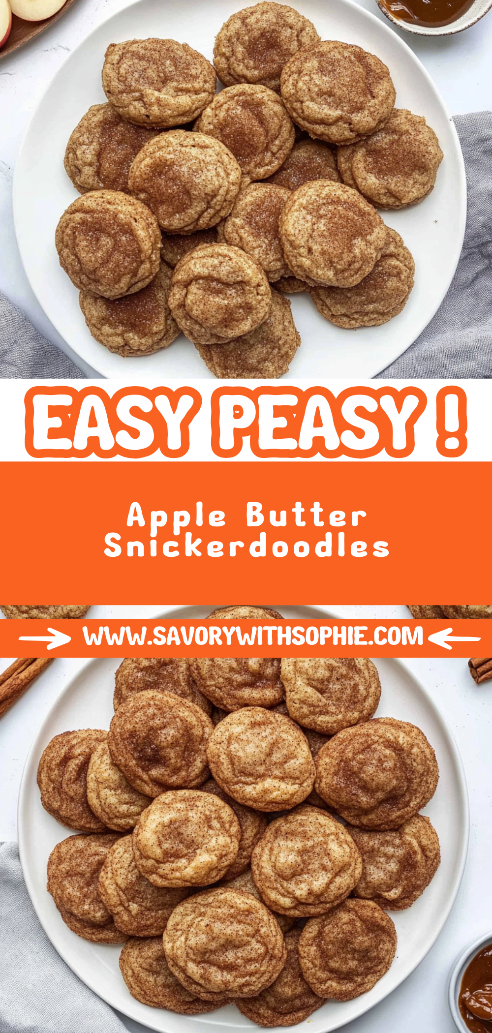 Apple Butter Snickerdoodles