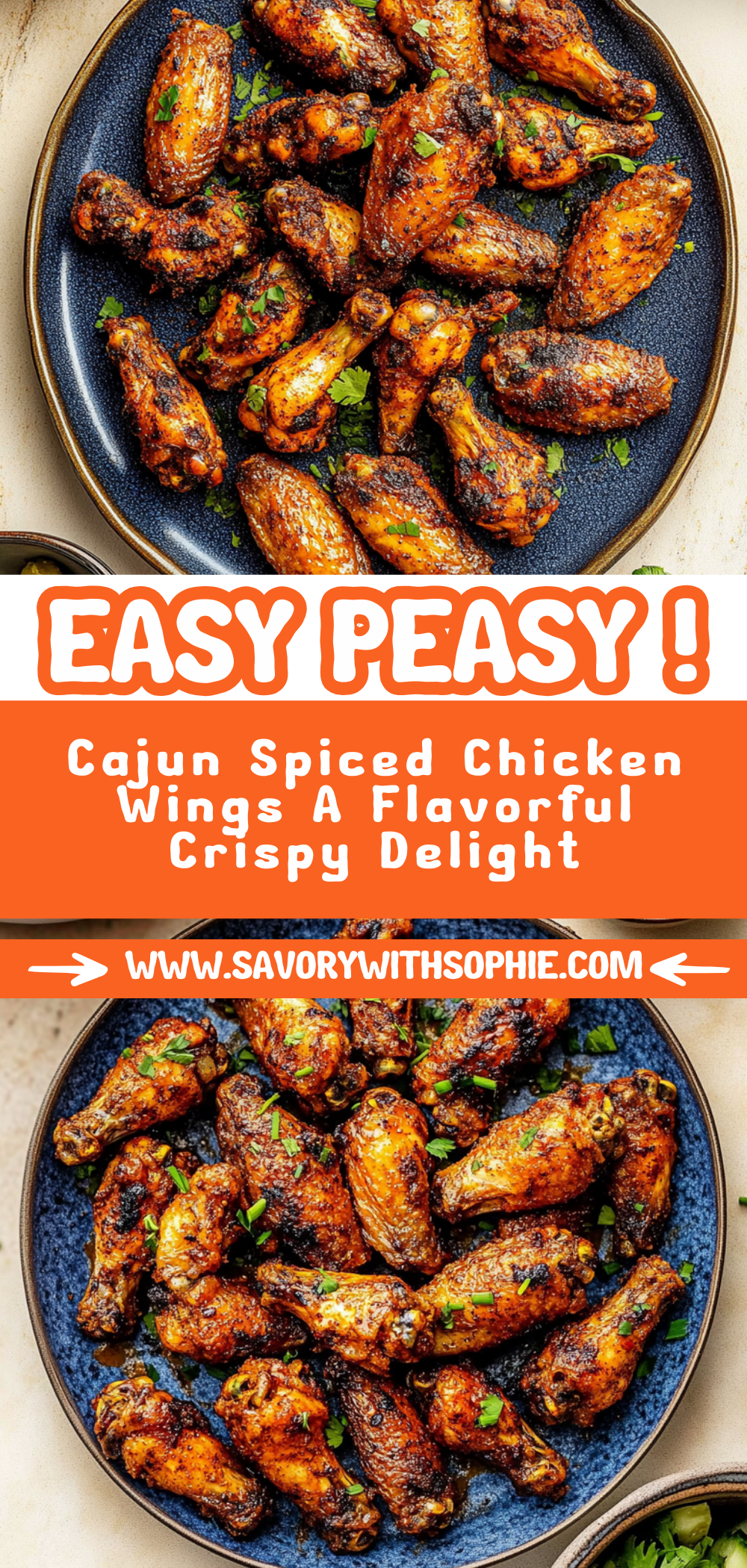 Cajun Spiced Chicken Wings: A Flavorful, Crispy Delight