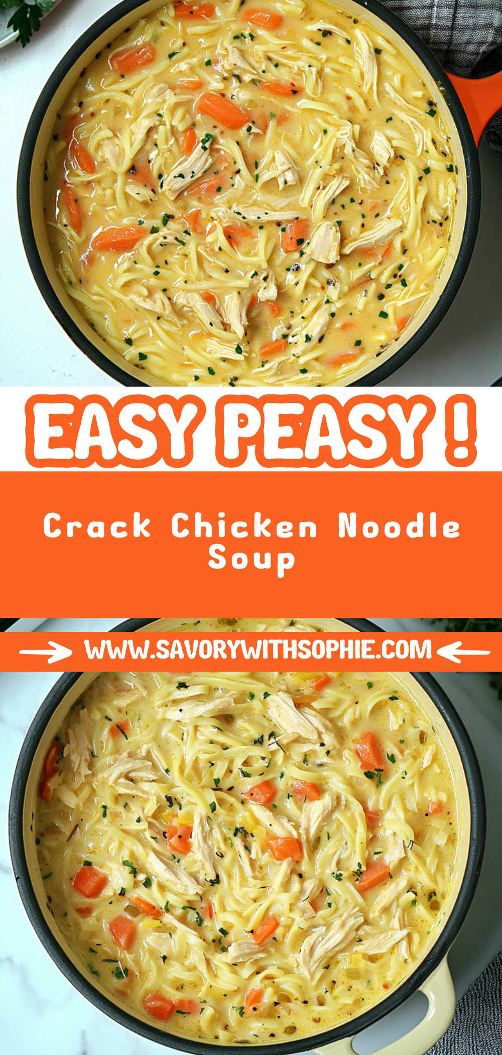 Crack Chicken Noodle Soup