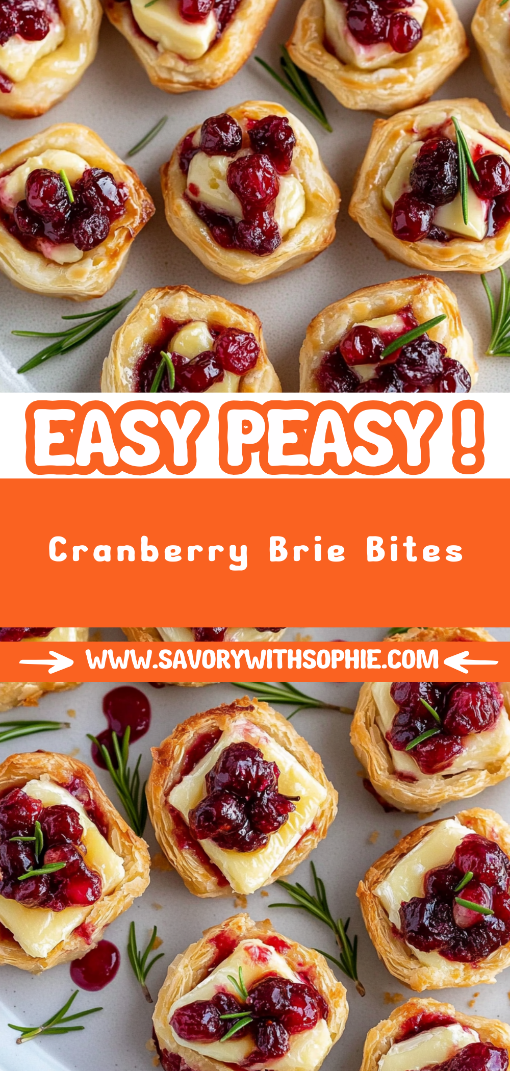 Cranberry Brie Bites