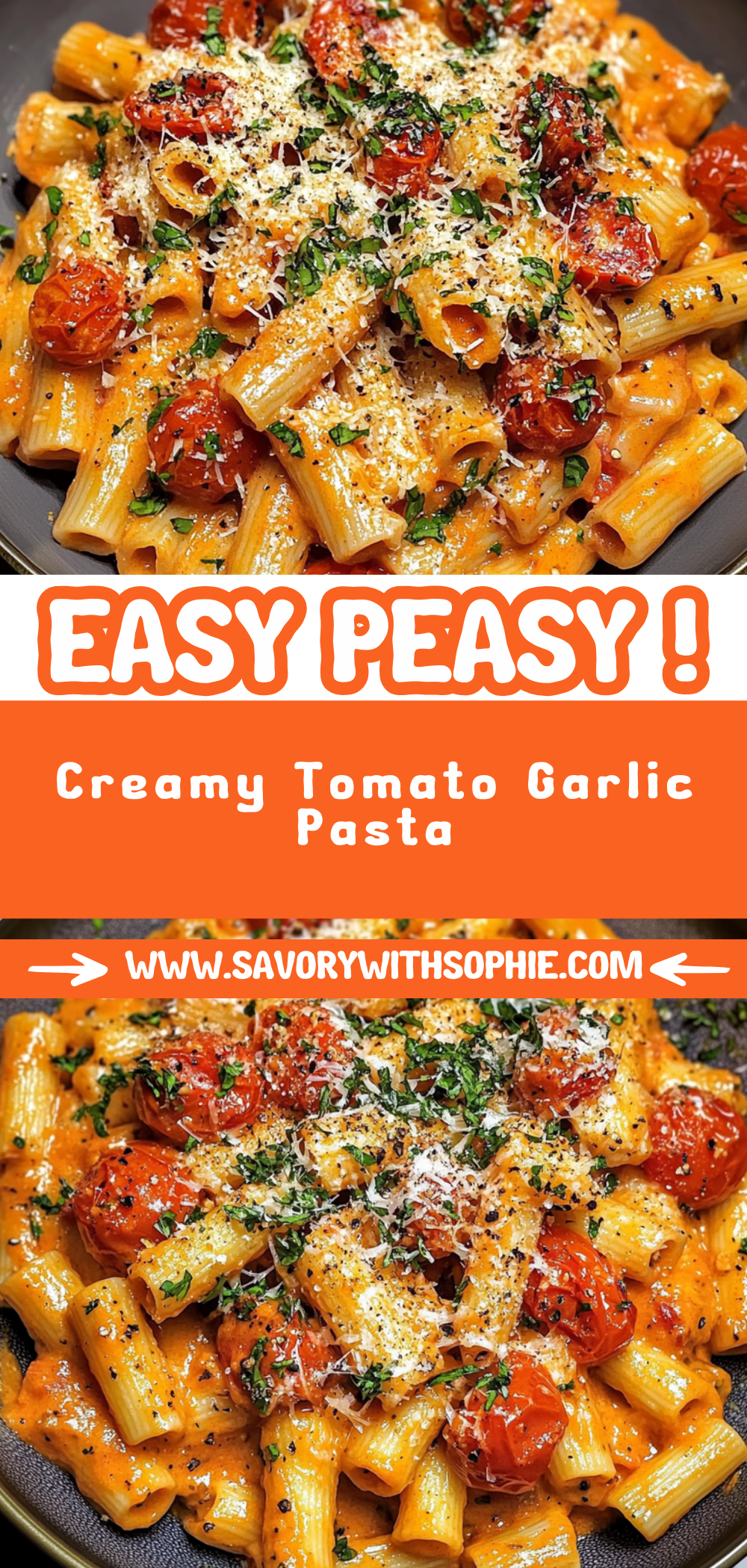 Creamy Tomato Garlic Pasta