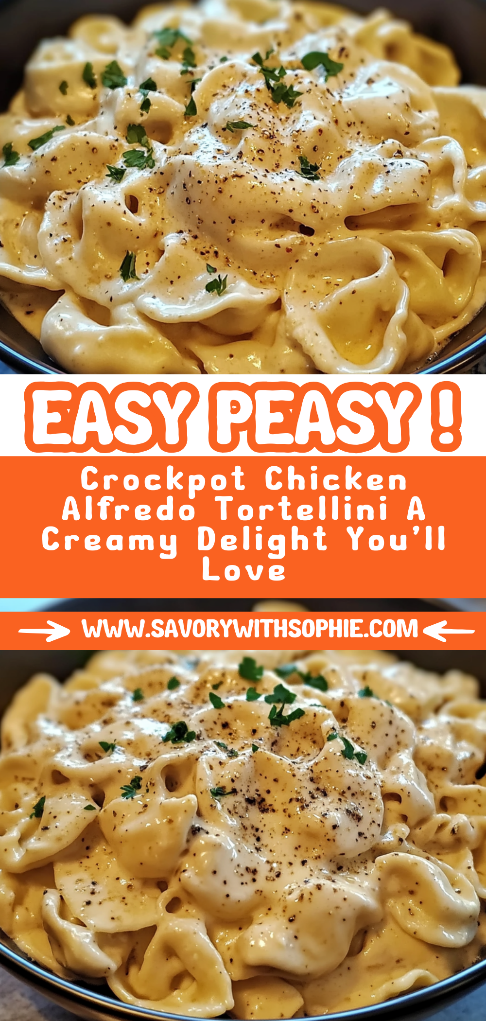 Crockpot Chicken Alfredo Tortellini: A Creamy Delight You’ll Love!