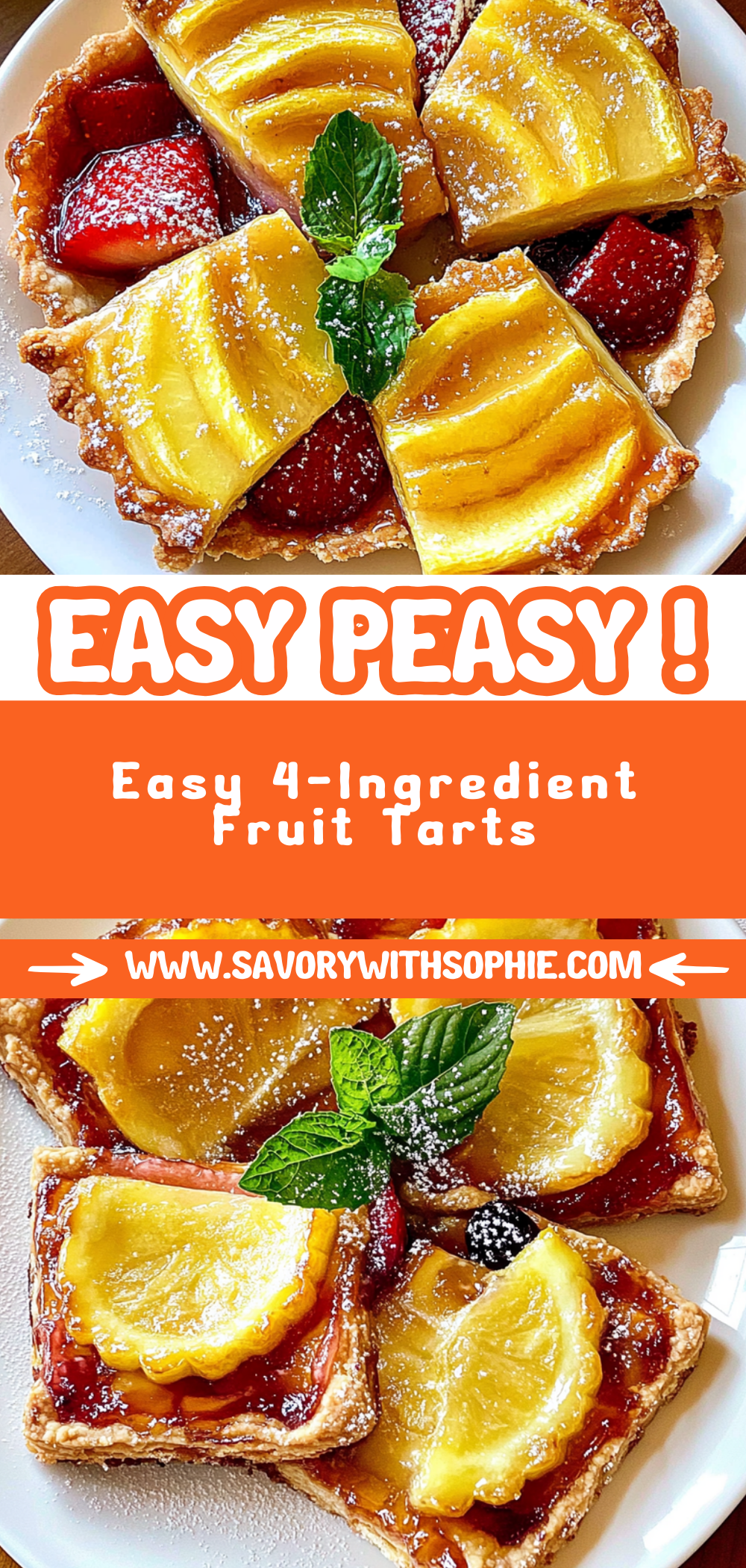 Easy 4-Ingredient Fruit Tarts