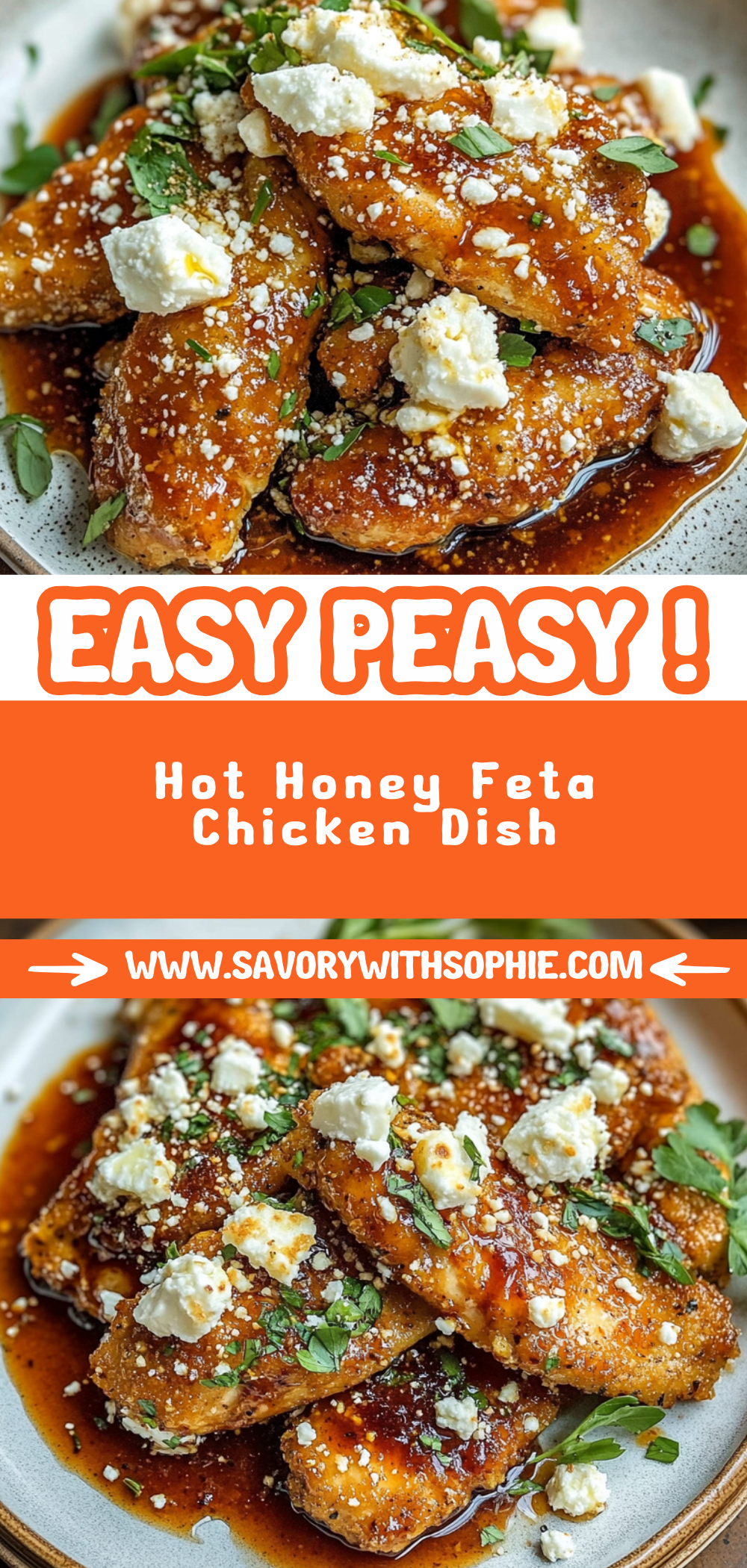 Hot Honey Feta Chicken Dish: A Deliciously Spicy and Savory Recipe