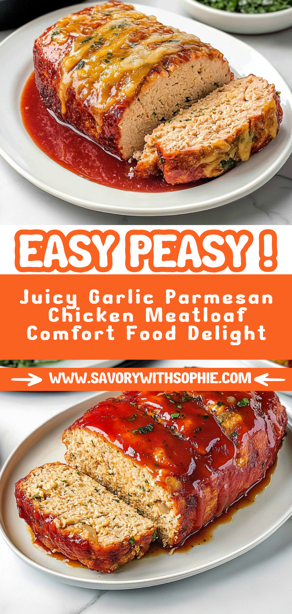 Juicy Garlic Parmesan Chicken Meatloaf: Comfort Food Delight