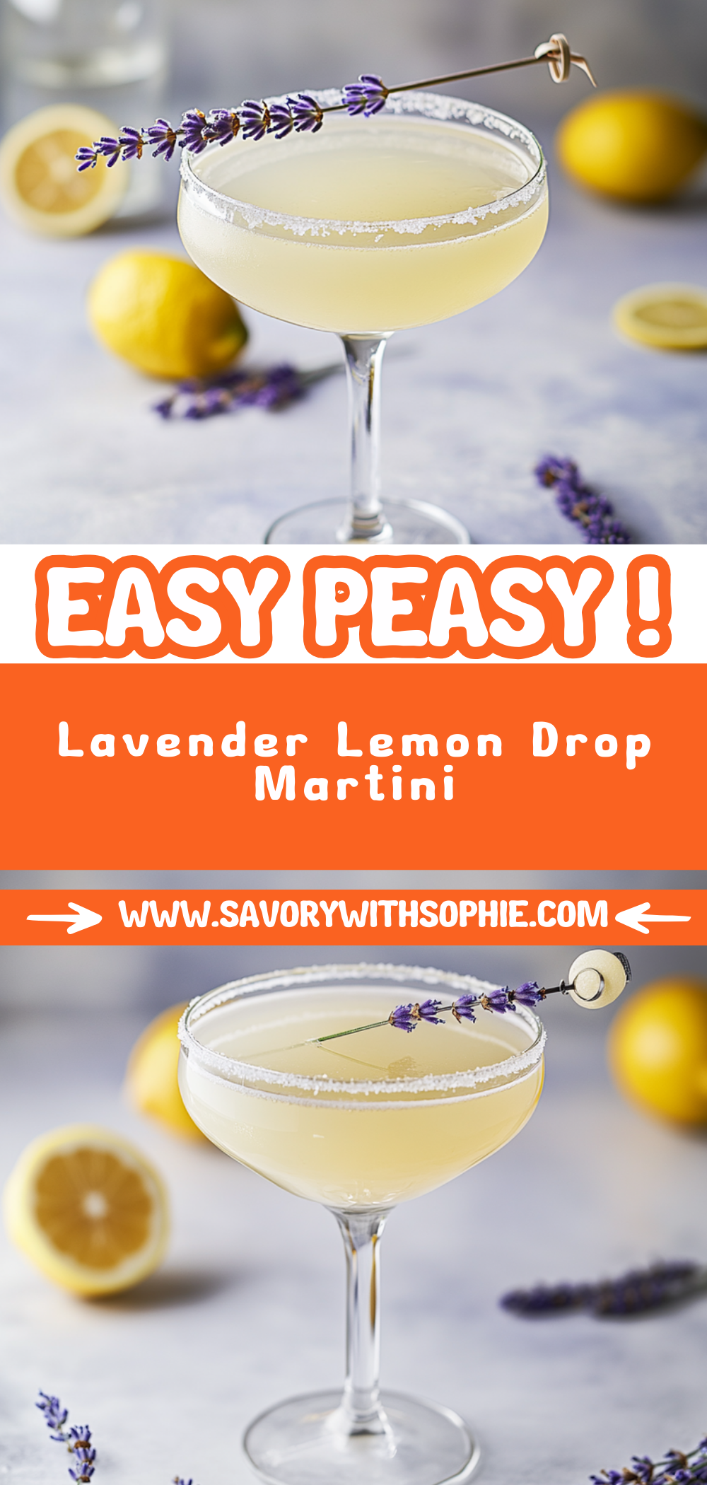 Lavender Lemon Drop Martini