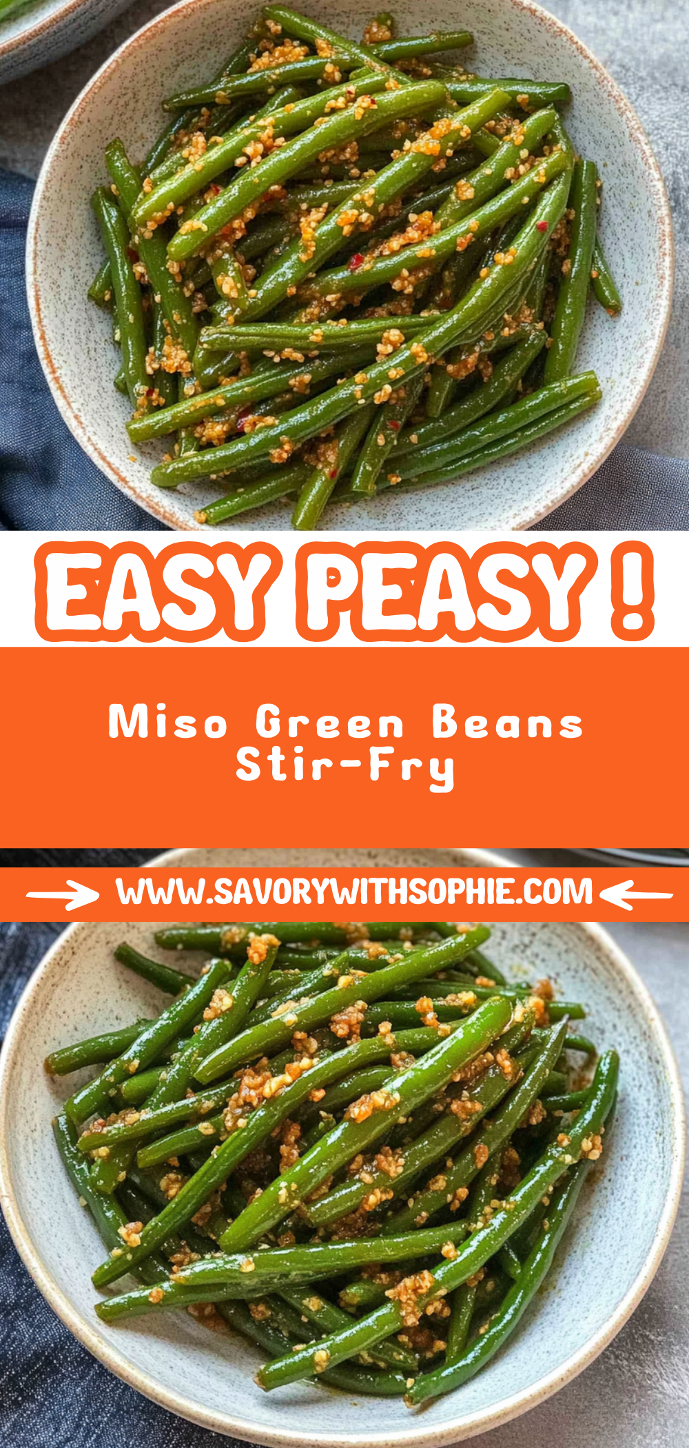 Miso Green Beans