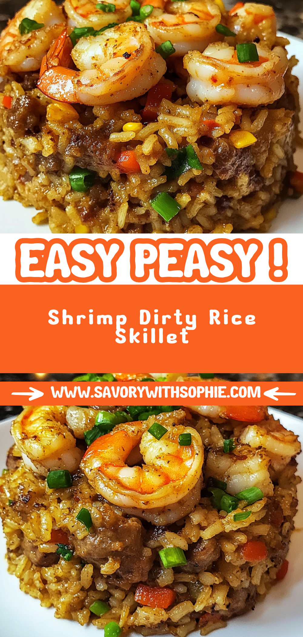 Shrimp Dirty Rice Skillet