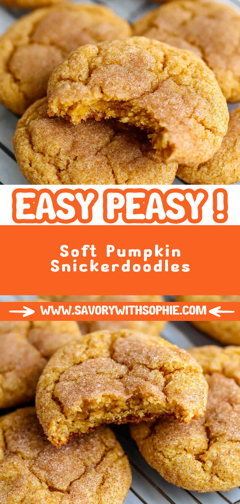 Soft Pumpkin Snickerdoodles