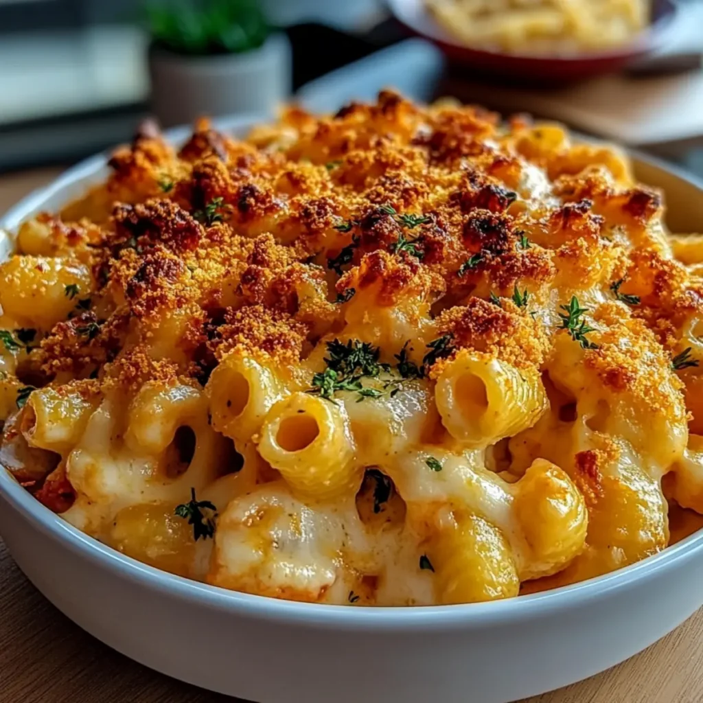 Ranch Buffalo Pasta Bake