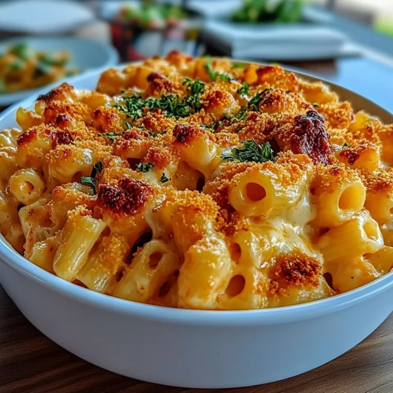 Ranch Buffalo Pasta Bake